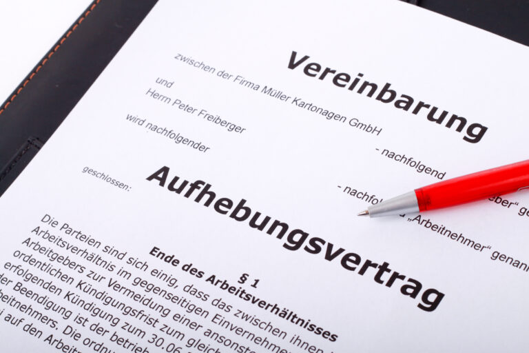 Aufhebungsvertrag-Mobile