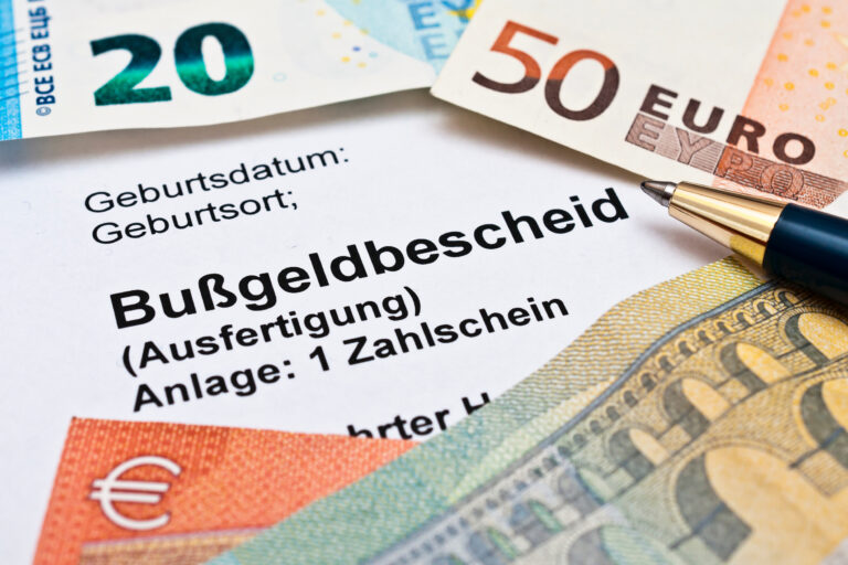 Bußgeldbescheid-Mobile